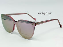 Cargar imagen en el visor de la galería, <div  title='Genero MUJER | Forma REDONDO  | Color GLITTER ROSA  | COMPLETO | 140mmANCHOTOTAL | 53mmANCHODELENTE | 49mmALTURADELENTE | 17mmPUENTE | 145MMLONGITUDDE' > FRED-3212SP C3 </div>
