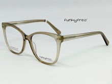 Cargar imagen en el visor de la galería, <div  title='Genero MUJER | Forma GATO  | Color CAFÉ GLITTER  | COMPLETO | 142mmANCHOTOTAL | 53mmANCHODELENTE | 47mmALTURADELENTE | 16mmPUENTE | 145MMLONGITUDDEVAR' > FRED-3213SP C2 </div>
