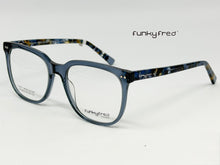 Cargar imagen en el visor de la galería, <div  title='Genero UNISEX | Forma CUADRADO  | Color AZUL   | COMPLETO | 146mmANCHOTOTAL | 55mmANCHODELENTE | 45mmALTURADELENTE | 18mmPUENTE | 145MMLONGITUDDEVARIL' > FRED-3215SP C2 </div>
