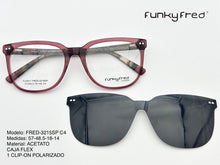 Cargar imagen en el visor de la galería, <div  title='Genero UNISEX | Forma CUADRADO  | Color ROSA   | COMPLETO | 146mmANCHOTOTAL | 55mmANCHODELENTE | 45mmALTURADELENTE | 18mmPUENTE | 145MMLONGITUDDEVARIL' > FRED-3215SP C4 </div>
