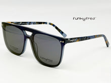 Cargar imagen en el visor de la galería, <div  title='Genero UNISEX | Forma AVIADOR CUADRADO | Color AZUL   | COMPLETO | 147mmANCHOTOTAL | 57mmANCHODELENTE | 49mmALTURADELENTE | 19mmPUENTE | 145MMLONGITUD' > FRED-3216SP C2 </div>
