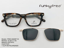 Cargar imagen en el visor de la galería, <div  title='Genero MUJER | Forma CUADRADO RECTANGULAR | Color CAREY   | COMPLETO | 140mmANCHOTOTAL | 50mmANCHODELENTE | 38mmALTURADELENTE | 17mmPUENTE | 145MMLONG' > FRED-3306SP C5 </div>
