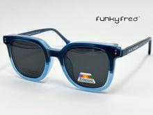 Cargar imagen en el visor de la galería, <div  title='Genero UNISEX | Forma CUADRADO  | Color AZUL   | COMPLETO | 150mmANCHOTOTAL | 50mmANCHODELENTE | 45mmALTURADELENTE | 24mmPUENTE | 146MM LONGI' > FRED-3402SP C2 </div>
