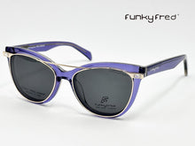 Cargar imagen en el visor de la galería, <div  title='Genero MUJER | Forma GATO  | Color MORADO   | COMPLETO | 140mmANCHOTOTAL | 51mmANCHODELENTE | 42mmALTURADELENTE | 17mmPUENTE | 145MMLONGITUDDEVARILLA ' > FRED-3308SP C2 </div>
