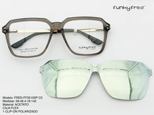 Cargar imagen en el visor de la galería, <div  title='Genero UNISEX | Forma CUADRADO  | Color GRIS   | COMPLETO | 153mmANCHOTOTAL | 58mmANCHODELENTE | 50mmALTURADELENTE | 18mmPUENTE | 145mmLONGITUDDEVARIL' > FRED-FF3510SP C3 </div>
