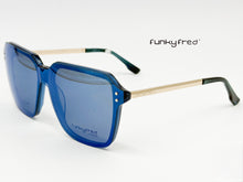 Cargar imagen en el visor de la galería, <div  title='Genero UNISEX | Forma CUADRADO  | Color AZUL   | COMPLETO | 153mmANCHOTOTAL | 58mmANCHODELENTE | 50mmALTURADELENTE | 18mmPUENTE | 145mmLONGITUDDEVARIL' > FRED-FF3510SP C4 </div>
