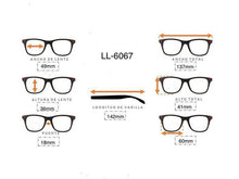 Cargar imagen en el visor de la galería, <div  title='Genero MUJER | Forma REDONDO  | Color MULTICOLOR   | COMPLETO | 137mmANCHOTOTAL | 49mmANCHODELENTE | 36mmALTURADELENTE | 18mmPUENTE | 142mmLONGITUDDEV' > LL-6067 C2 </div>
