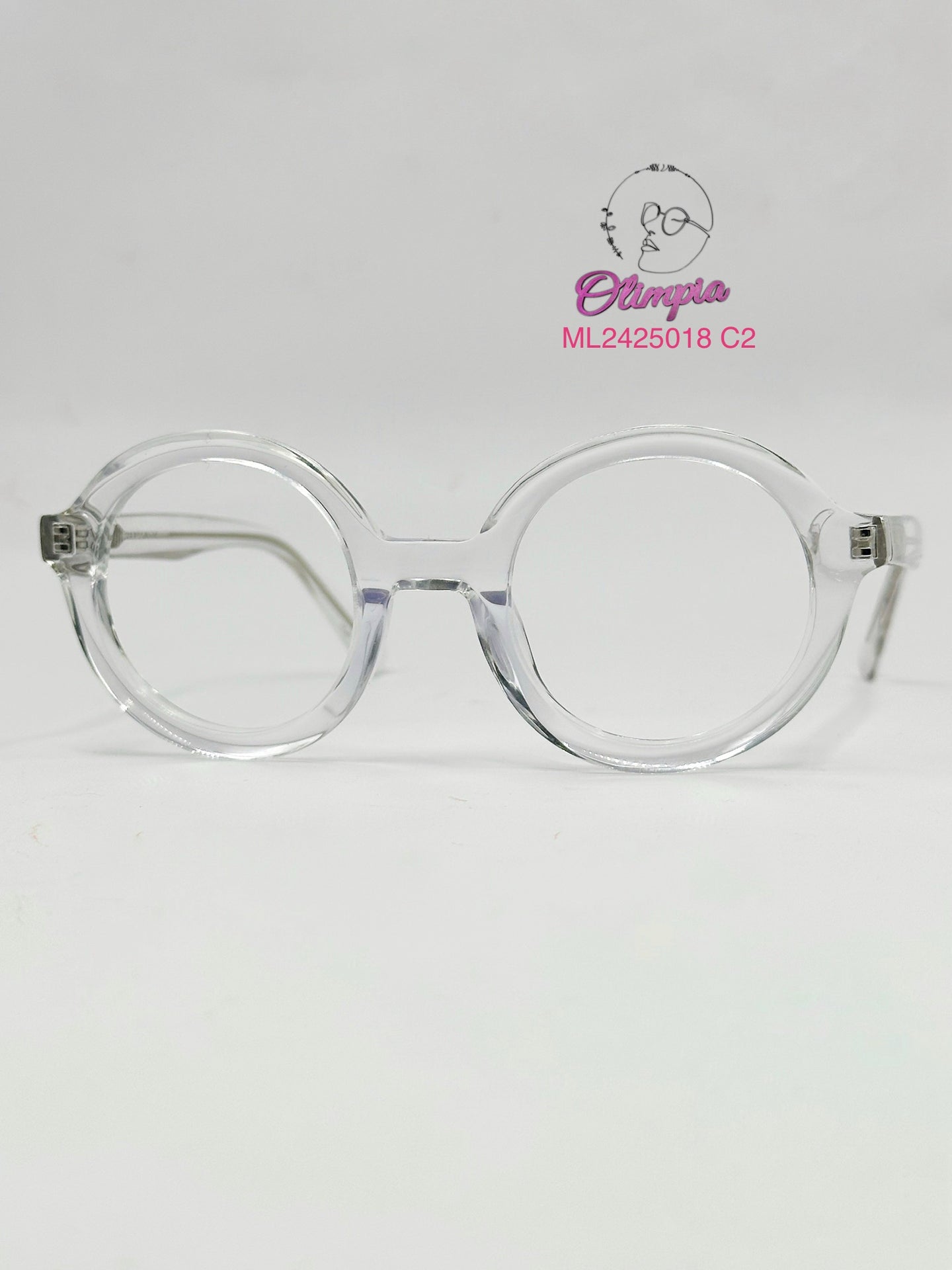 <div  title='UNISEX | REDONDO |  | ACETATO | TRASPARENTE |  | Tipo Lente COMPLETO' > ML2425018 C2 </div>