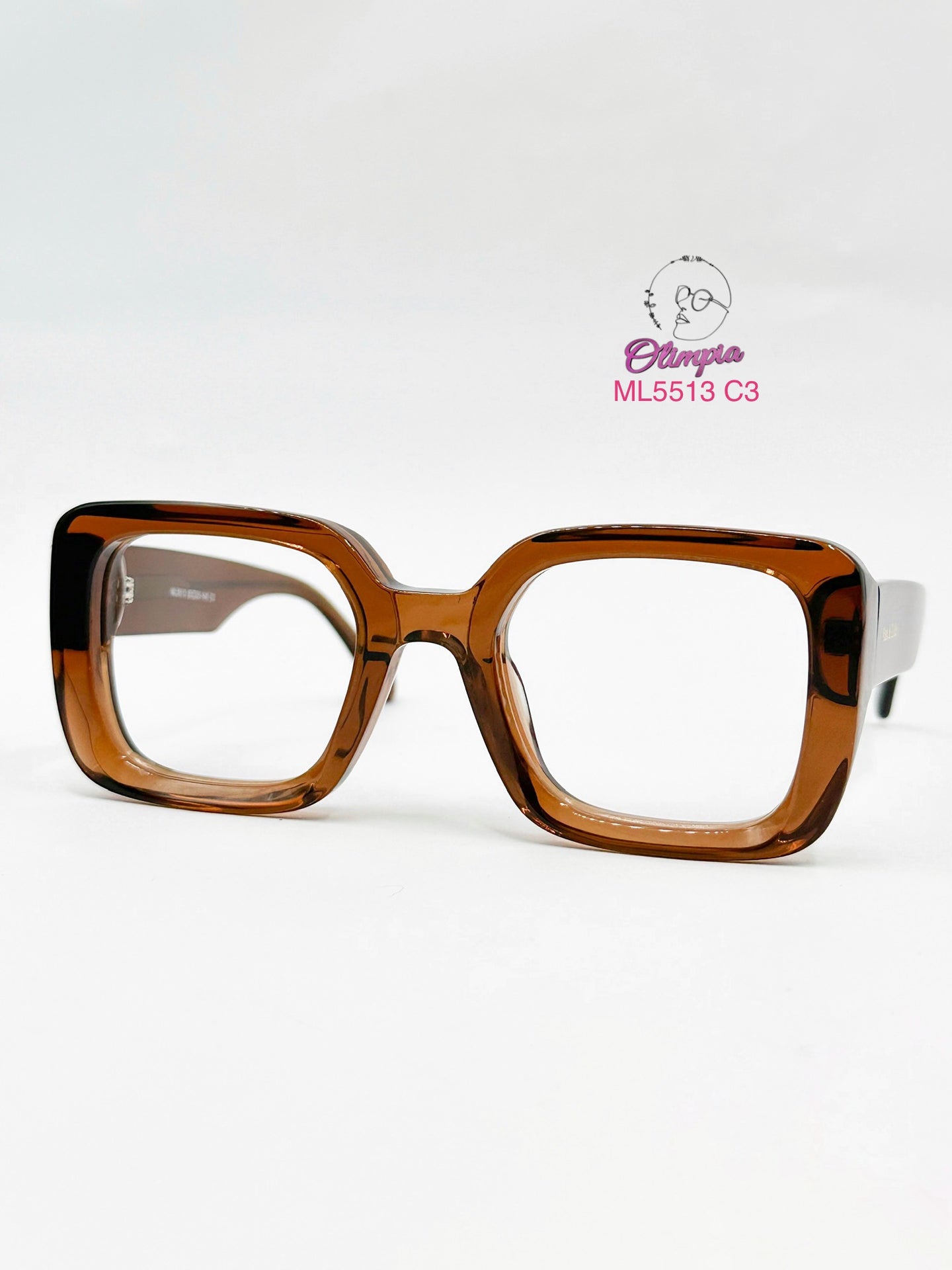 <div  title='UNISEX | CUADRADO |  | ACETATO | CAFE |  | Tipo Lente COMPLETO' > ML5513 C3 </div>