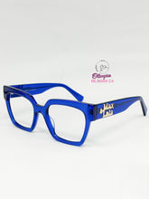 Cargar imagen en el visor de la galería, <div  title='Genero MUJER | Forma CUADRADO  | Color AZUL   | COMPLETO | 139mmANCHOTOTAL | 50mmANCHODELENTE | 41mmALTURADELENTE | 19mmPUENTE | 135mmLONGITUDDEVARILL' > ML56004 C4 </div>
