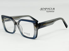 Cargar imagen en el visor de la galería, <div  title='Genero MUJER | Forma RECTANGULAR  | Color AZUL   | COMPLETO | 138mmANCHOTOTAL | 51mmANCHODELENTE | 43mmALTURADELENTE | 16mmPUENTE | 145MMLONGITUDDEVAR' > N1005 C3 </div>
