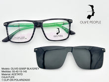 Cargar imagen en el visor de la galería, OLIVE-029SP BLK-GREY
