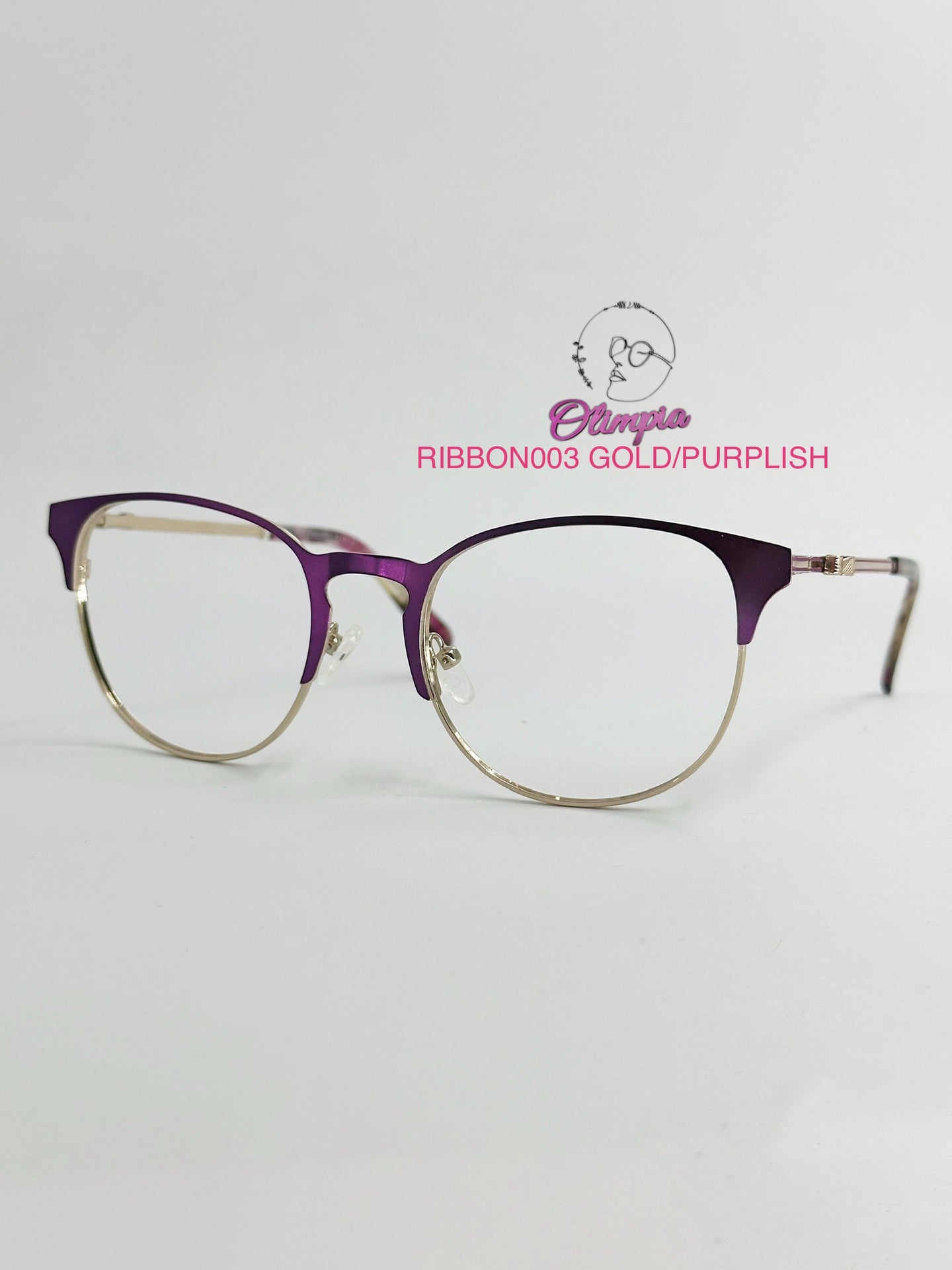 RIBBON003 GOLD-PURPLISH