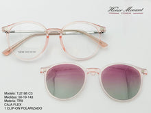 Cargar imagen en el visor de la galería, <div  title='Genero CLIP-ON | Forma UNISEX UNISEX | Color REDONDO ROSA  |  | COMPLETOmmANCHOTOTAL | 136mmANCHODELENTE | 49mmALTURADELENTE | 19mmPUENTE | 143mmLONGI' > TJ2186 C3 </div>
