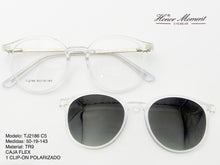 Cargar imagen en el visor de la galería, <div  title='Genero CLIP-ON | Forma UNISEX UNISEX | Color REDONDO TRASPARENTE  |  | COMPLETOmmANCHOTOTAL | 146mmANCHODELENTE | 49mmALTURADELENTE | 19mmPUENTE | 143' > TJ2186 C5 </div>

