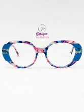Cargar imagen en el visor de la galería, <div  title='Genero MUJER | Forma REDONDO  | Color AZUL ROSA  | COMPLETO | 142mmANCHOTOTAL | 49mmANCHODELENTE | 45mmALTURADELENTE | 19mmPUENTE | 145mmLONGITUDDEVAR' > YC-21121 C3 </div>
